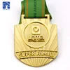 Custom high quality shield shape gold medal