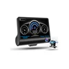 4.0 Inch Hd 3 In 1 Car DVR 3 Camera Anti Radar Detector With Gps Database G-sensor