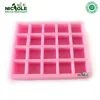 DIY R0408 20 holes 3d handmade basic square soap silicone rubber mould