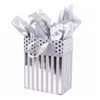 Fashionale Gift bags/Appreal bags with Metallic Hallmark & Silver Stripes