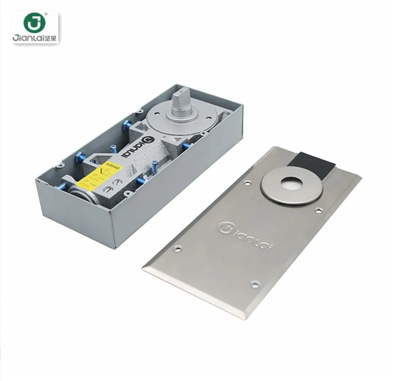 Adjustable Two Speeds Single Cylinder Glass Door Hinge Floor Spring