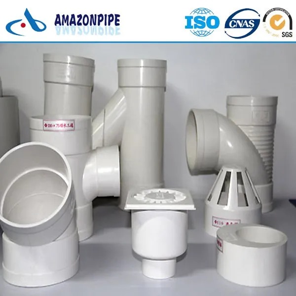 Pvc Fittings With Rubber Ring Joint For Water Supply Pn10 /pvc Pipe