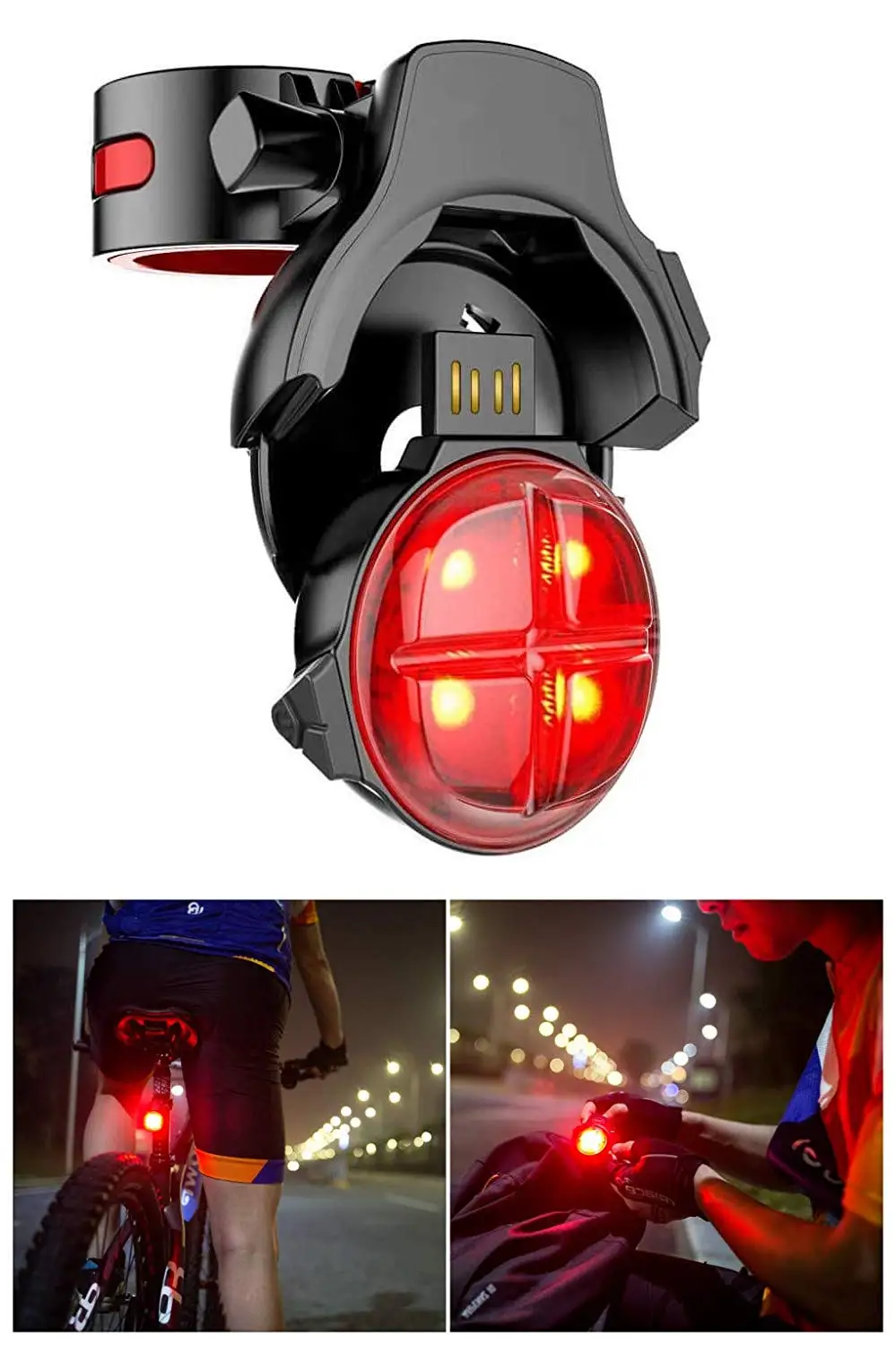 wireless bicycle brake light