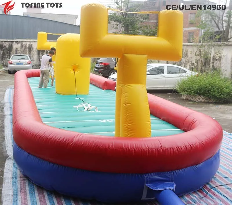 Sports Inflatable Bungee Challenge Tug-n-dunkn Football Tug Of War 