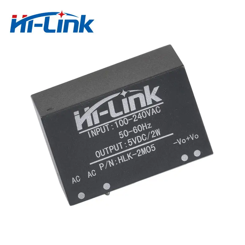 HLK-2M05 AC-DC 220V to 5V 2W Buck Step Down Power Supply Module Converter Intelligent Household Switch CE