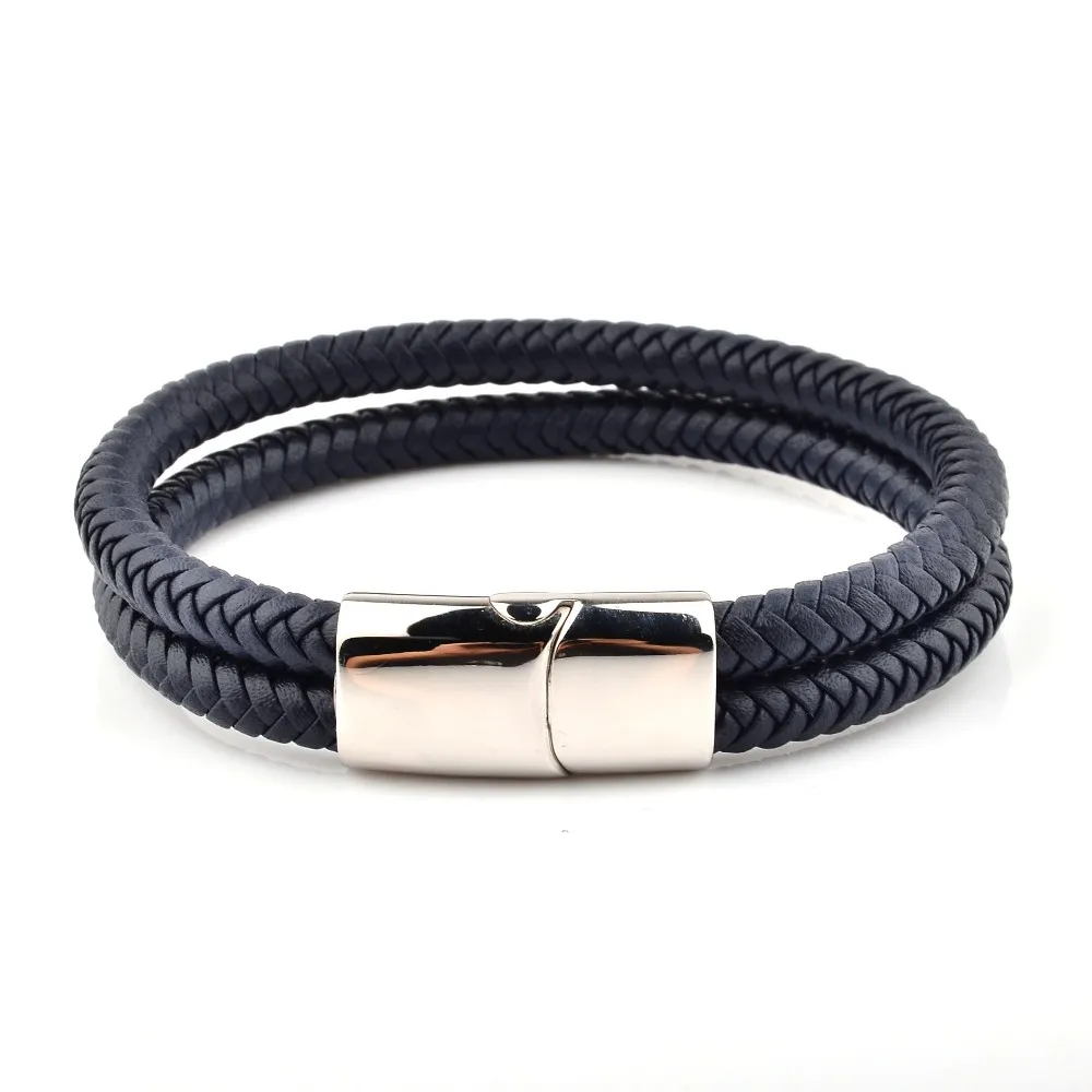 Factory Customized Latest Handmade Boy Hand Bands Leather Bracelet ...