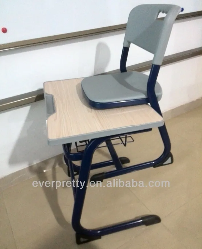 Integrated Desk And Chair India College Student Desk And Chair