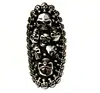 Extra big stainless steel many skull ring for men and women DM 322