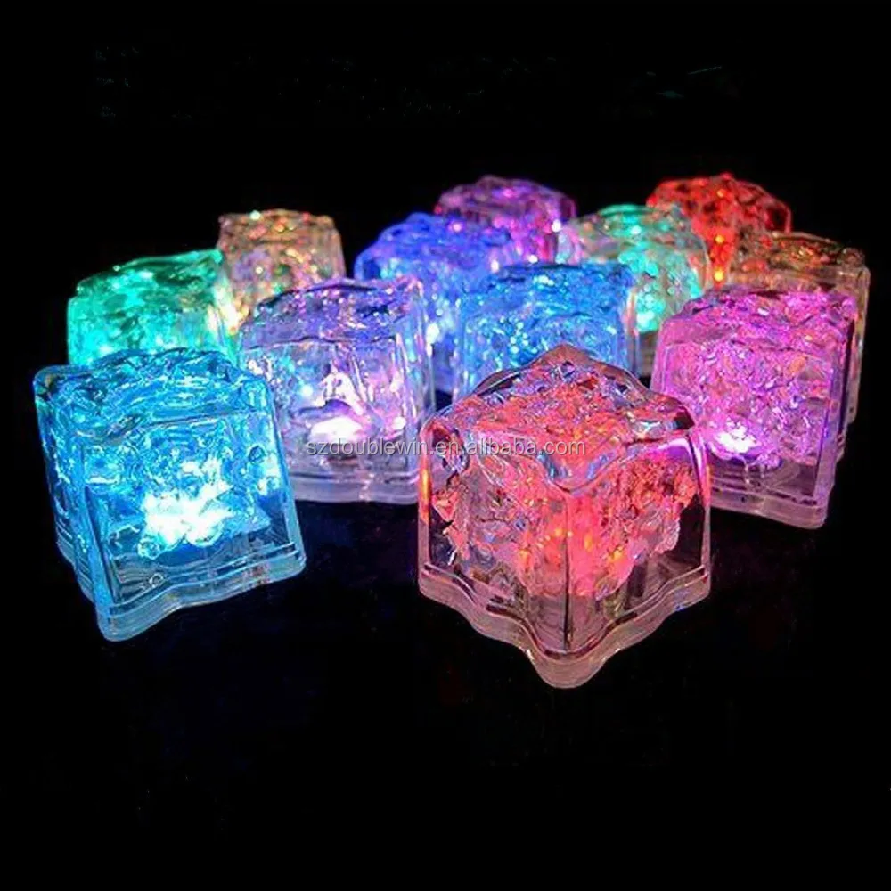 Flashing Ice Cubes With Led,Led Ice Cubes,Plastic Reusable Ice Cubes