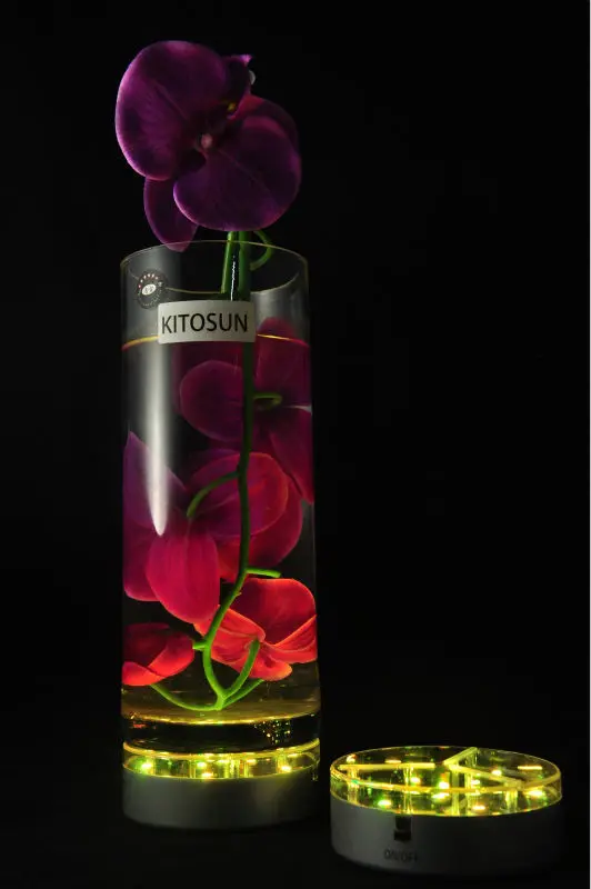 4inch Under Vase Lights 9 Leds Multicolor Changing Centerpieces Lights