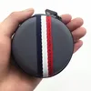 Colorful Nylon striped tape eva earphone carrying case