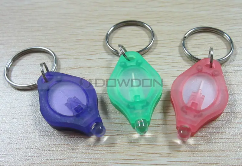 Blacklight Key Ring Light Torch Mini Uv Keychain Flashlight Black Light