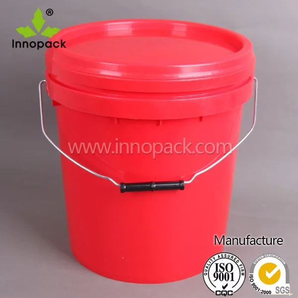 Recyclable 5 Gallon Car Wash Plastic Buckets With Lid And Handle - Buy ...