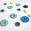 custom engrave logo rubber clothing button maker