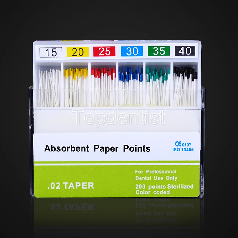 Dental Use Disposable Professional Absorbent Paper Points - Buy ...