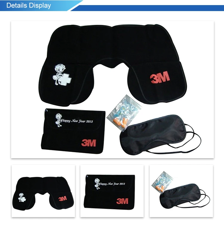 Wholesale Travel Accessories Airlines Travel Sleeping Kits With Pillow
