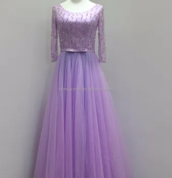 purple color dress