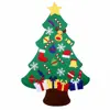 funny cute Santa Claus elk snowflake candy kids family DIY festival decoration felt christmas tree for home door company
