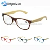 Fashion design optics wood readers bamboo reading glasses with case