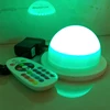 DHL Free Shipping lithium battery colorful under table light base for bar table cube ball furniture