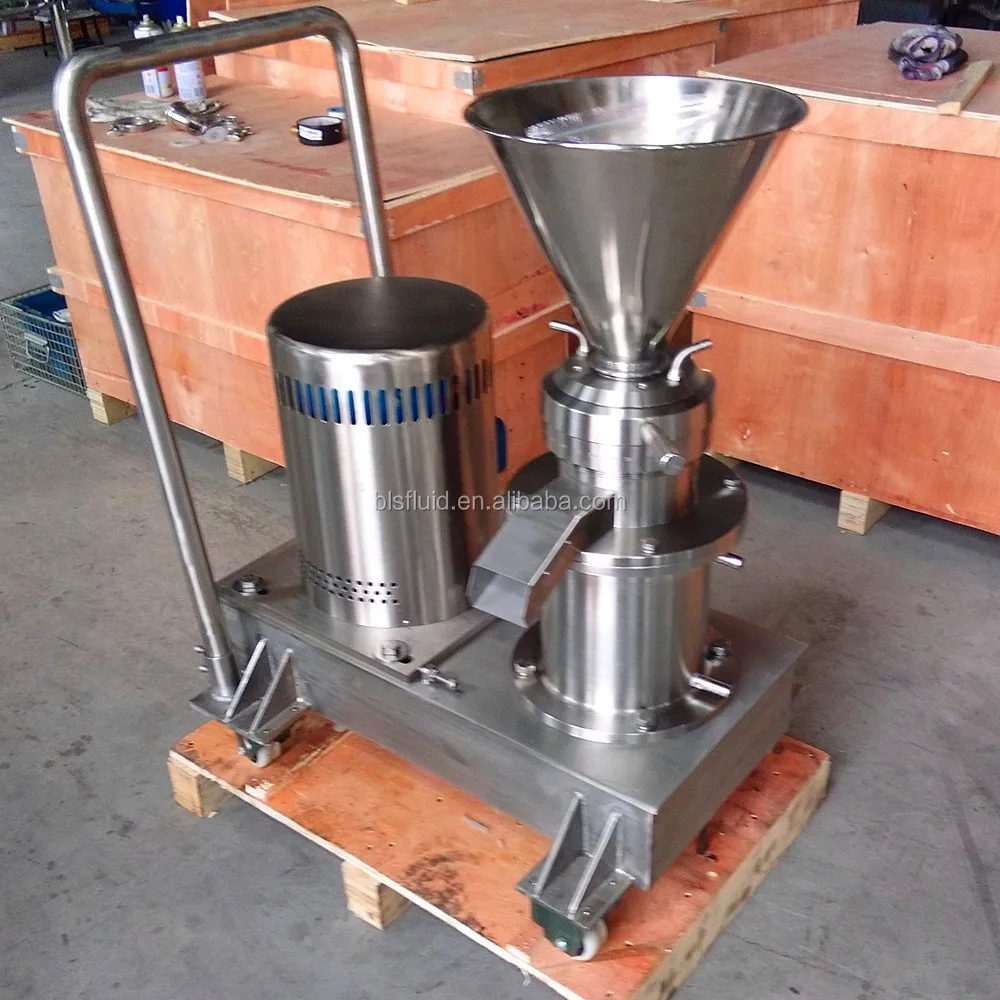Stainless Steel Wet Type Grinder Machine For Nut Paste From Cashew