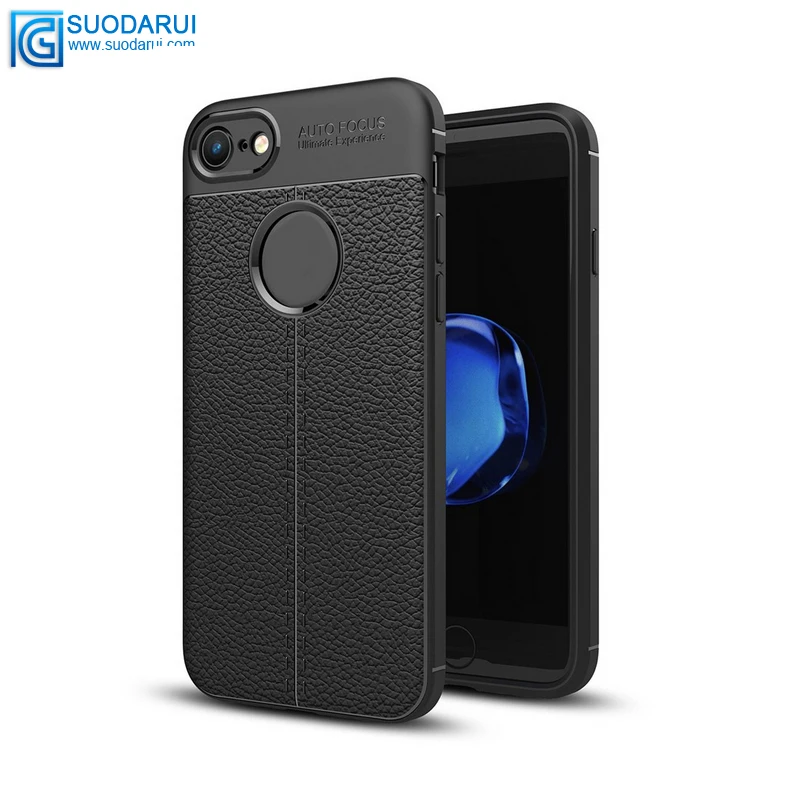Hot selling Shockproof Case Soft tpu case For Iphone 7/8 / 7 Plus /8PLus Carbon fiber Cover