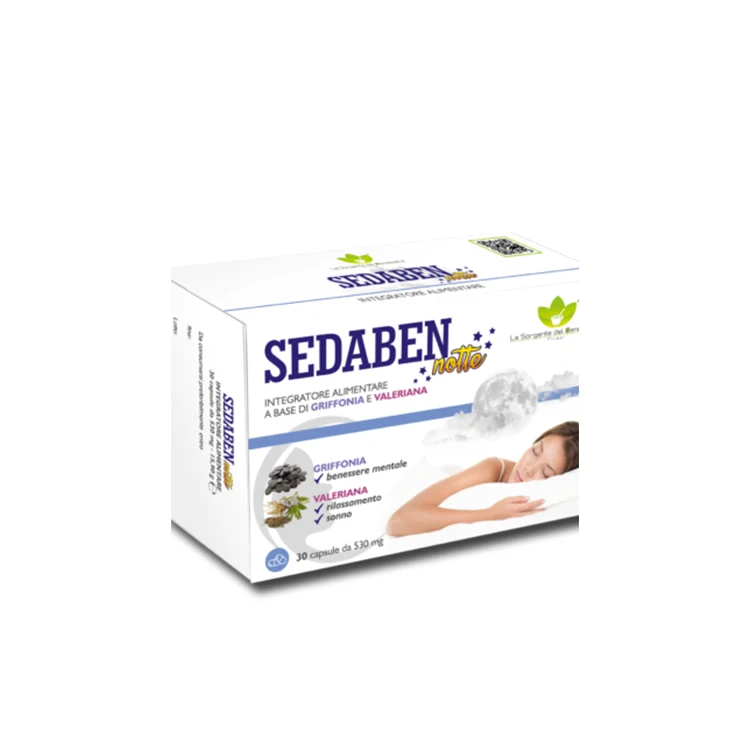 Italian Spirit Brand Sedaben Promotion Relaxation And Sleep Capsules