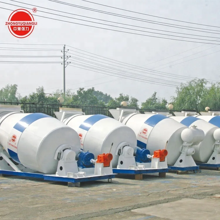 Cement Mixer Truck Rotating Drum Concrete Mixer Truck Mix The Cement