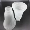 Modern frosted glass ceiling light cover bell shaped in white pattern