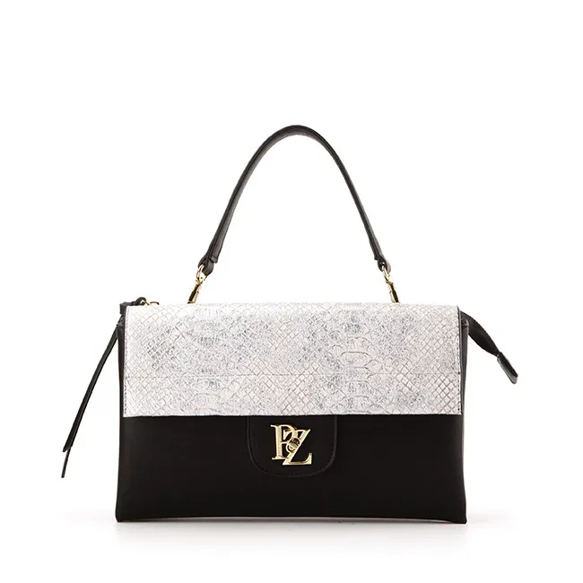 5911-New arrival double bags fashion metallic snake single handle lady handbags Guangzhou manufacturer