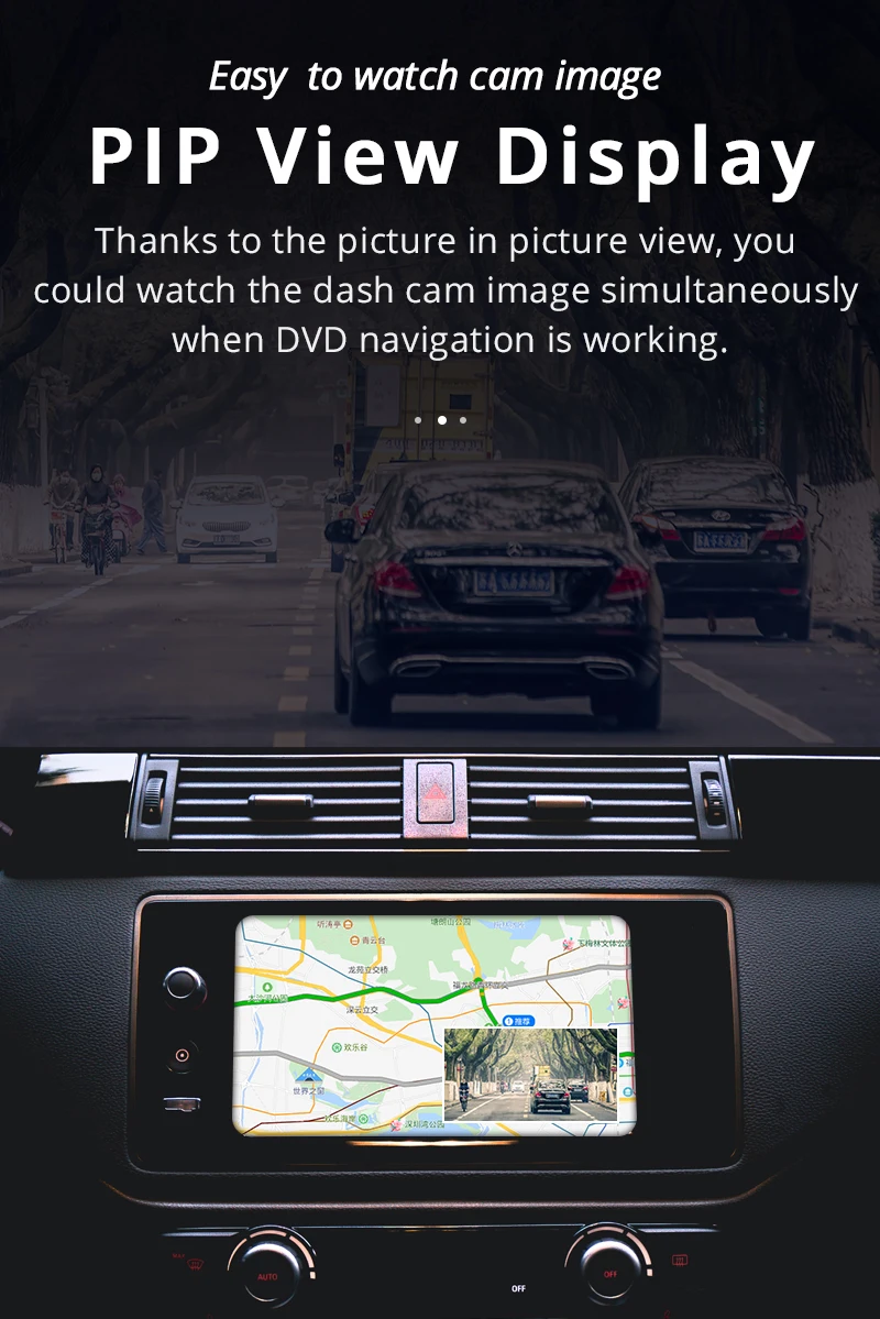 Phisung ADAS Dash cam FHD1080P usb dvr camera LDWS G-Sensor PIP car video recorders for Android DVD Multimedia player