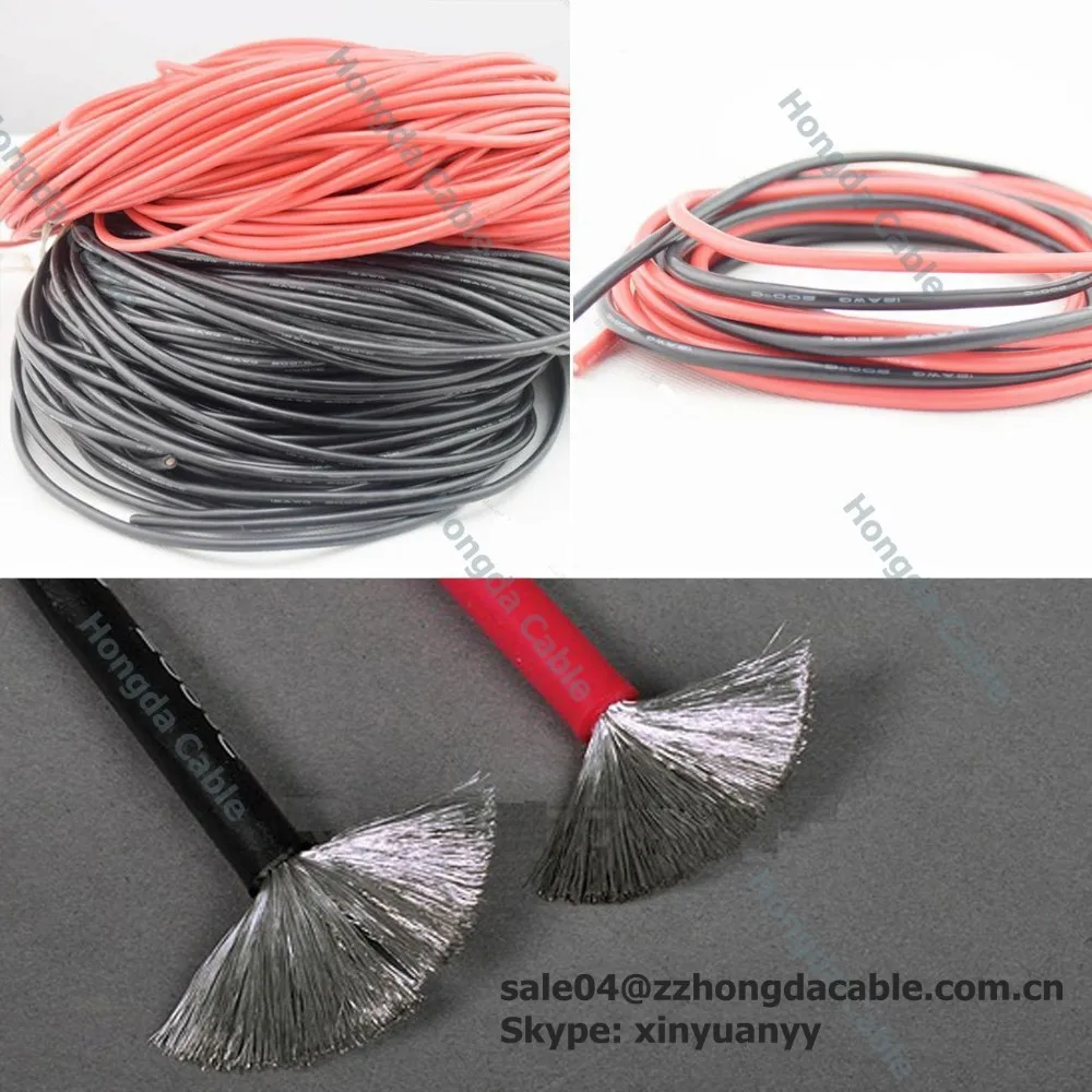 Flexible Silicone Cable Wire 8/10/12/14/16/18/20/22/24/28/30 AWG Various Colours 