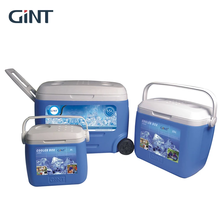 55l Large Insulated Ice Cream Plastic Picnic Ice Chest Cooler Box With