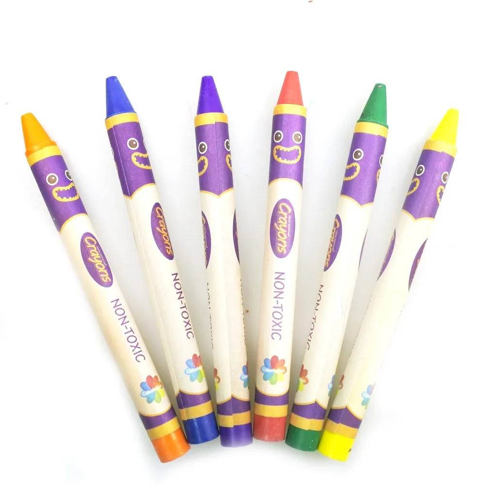 Nontoxic Soft Crayons 8 Colors Packing Super Jumbo Crayon Buy Super