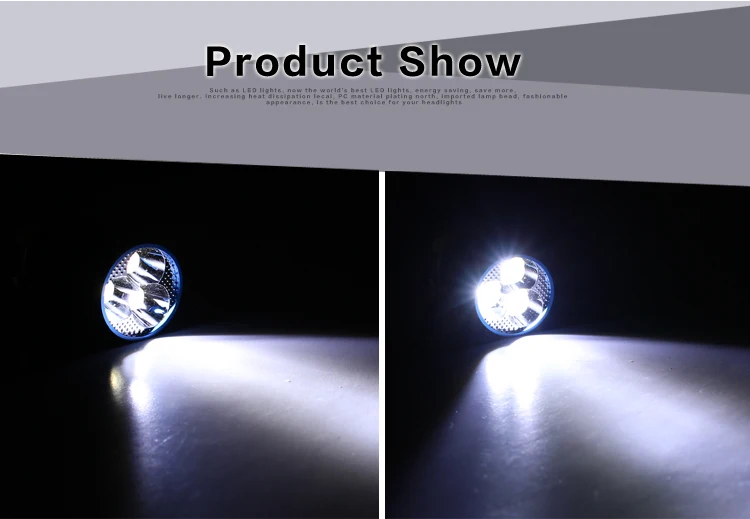 9W 12V motorcycle led headlamp bulbs