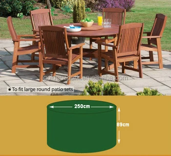 Cheap Waterproof Round Table Garden Furniture Cover Buy Plastic