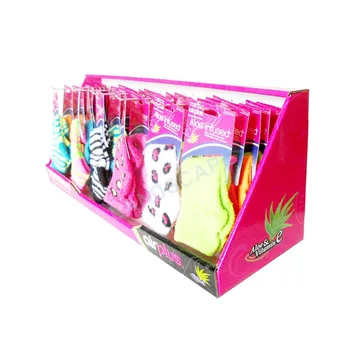 Custom Made Socks Retail Countertop Display Stand For Shoe Stores