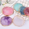 6 colors Nail Art Manicure Tools Nail Tips Holder Display Paint Tray Crystal Resin Palette