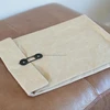 A4 old kraft paper button string envelope bag