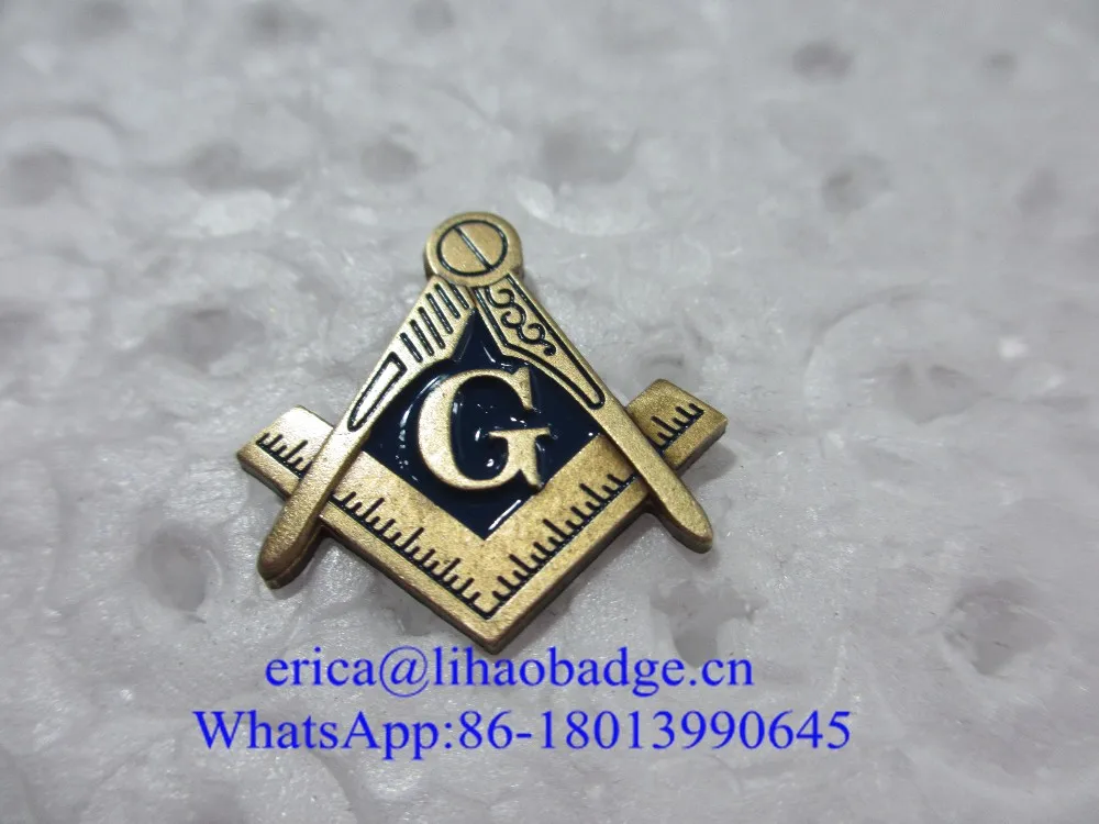 Masonic Lapel Pin Six S In Presentation Box Pin Masonic - Foto 6