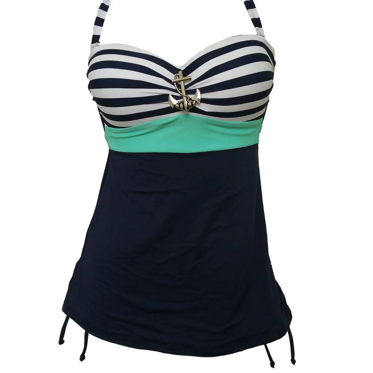 Buy Papaya Wear Vintage Sailor Swimsuit Two Piece Swimdress With 