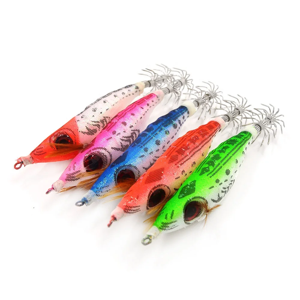 Glow In Dark Luminous Fishing Lures Baits 10cm Fish Squid Egi Shrimp
