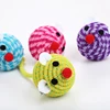 High Quality Popular Elastic Line Macaron Round Mouse Tease Cat toys Factory Wholesale