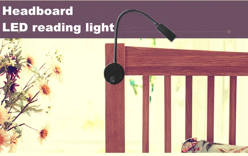 3W WITH PLUG 3W LED WALL MOUNT READING LIGHTS