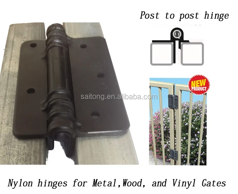 Multi Fit General Purpose Gate Hinges 2 Hinges Non Self Closing No