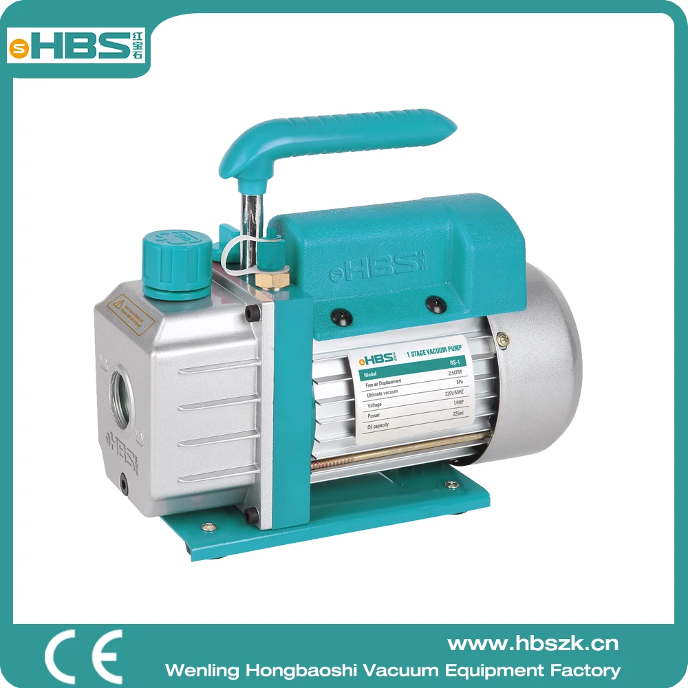 Hbs Hot Sale Model 2 Stage 4l 12 Cfm 2rs4 Rotary Vane Vacuum Pump