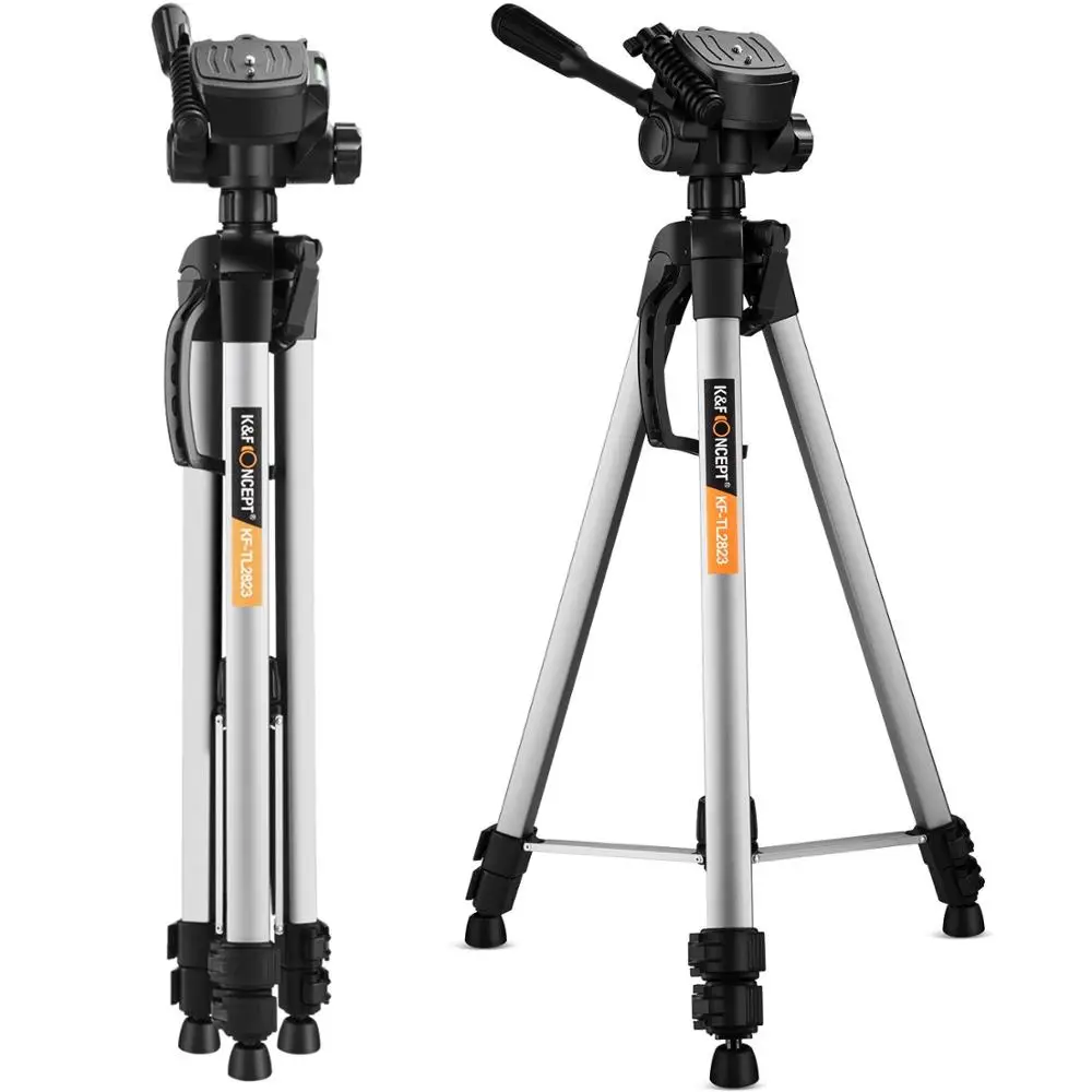 K&f Concept Lightweight Camera Tripod 66 Inch Aluminum Alloy Tripods