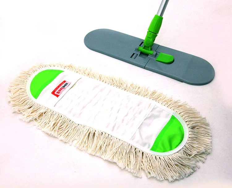Aluminium Telescope Handle Floor Cleaning Flat Mop Head, floor cleaning mops easy to use, high