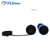 Electrical Female Male Rear Mounted Nut Socket 6 Core SD Connectors