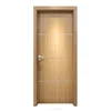 Interior HPL laminate board wood door with aluminium strip